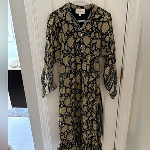 Cleobella Midi dress with tie / Size small